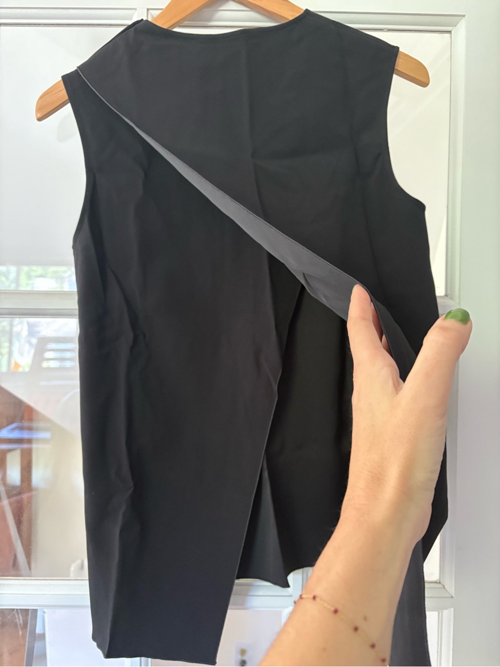 ACNE STUDIOS Clair Cady Crepe Tank Blouse Top 36 s 4 6 - Picture 6 of 7